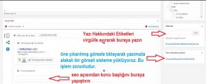 Yazı Ekleme Rehberi